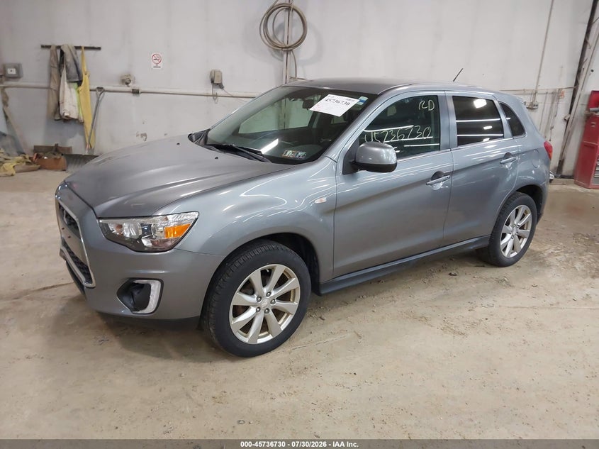 Vin: 4a4ap4au5fe054956, lot: 46235434, mitsubishi outlander sport se 20152