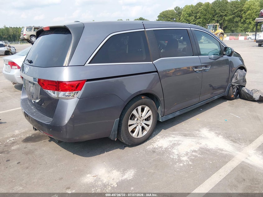Vin: 5fnrl5h68gb004474, lot: 46235437, honda odyssey ex-l 20164