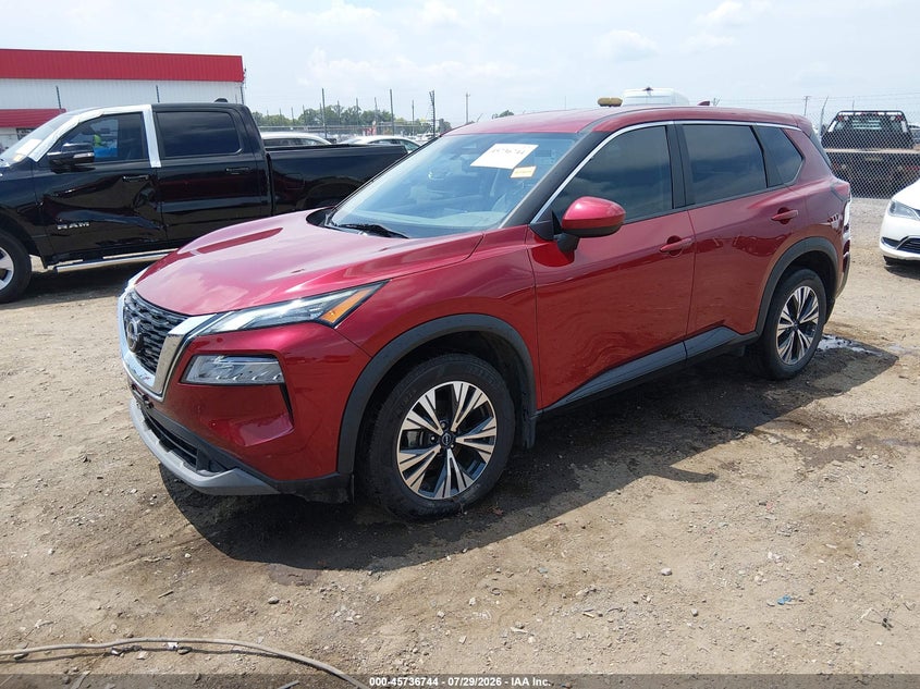 Vin: 5n1bt3ba8pc920860, lot: 46235448, nissan rogue sv fwd 20232