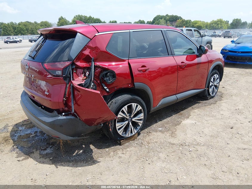 Vin: 5n1bt3ba8pc920860, lot: 46235448, nissan rogue sv fwd 20234