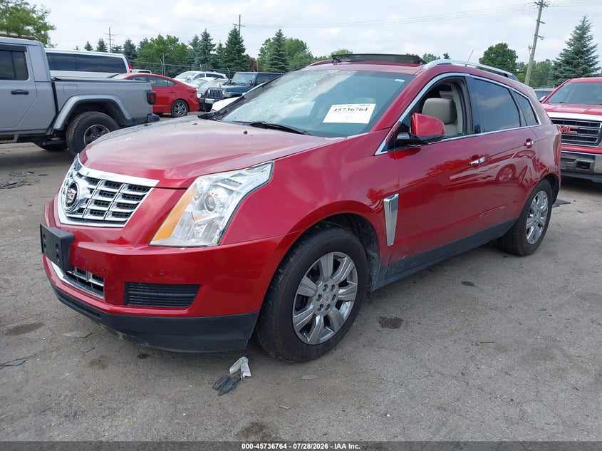 Vin: 3gyfnee37es529175, lot: 46235467, cadillac srx luxury collection 20142