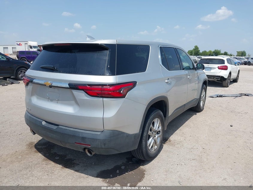 2022 CHEVROLET TRAVERSE auction photo 4