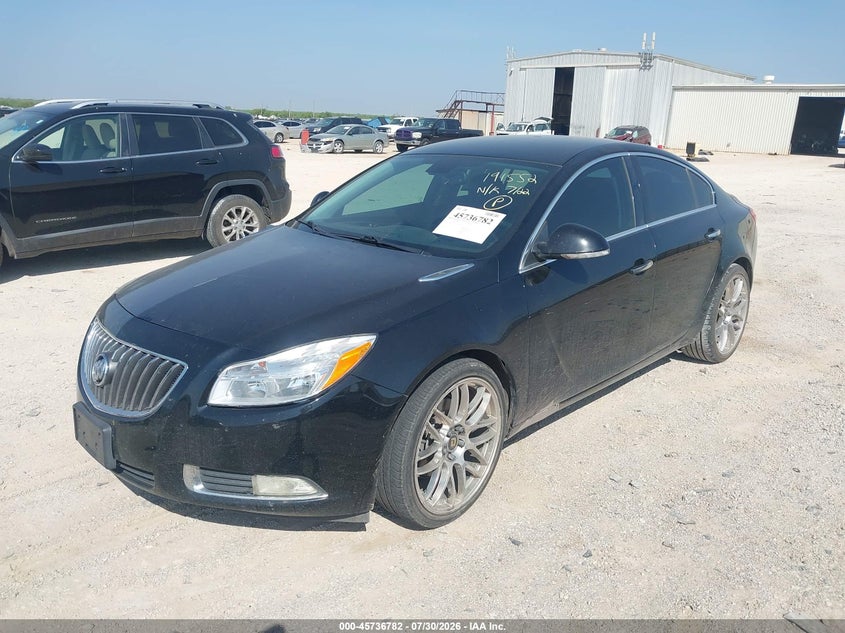 Vin: 2g4gs5ev2d9191552, lot: 46235486, buick regal turbo - premium 1 20132