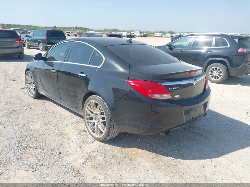 Vin: 2g4gs5ev2d9191552, lot: 46235486, buick regal turbo - premium 1 20133