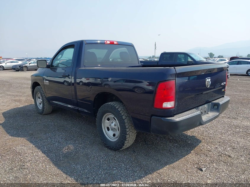 Vin: 3c6jr7agxjg323684, lot: 46235516, ram 1500 tradesman  4x4 6'4 box 20183