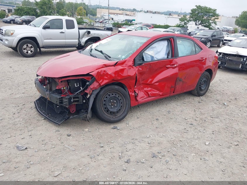 Vin: 2t1burhe4jc964125, lot: 46235521, toyota corolla le 20182