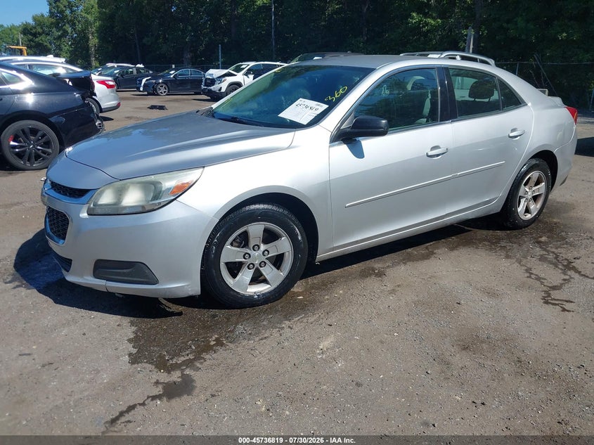 Vin: 1g11b5sl0fu118420, lot: 46235523, chevrolet malibu ls 20152