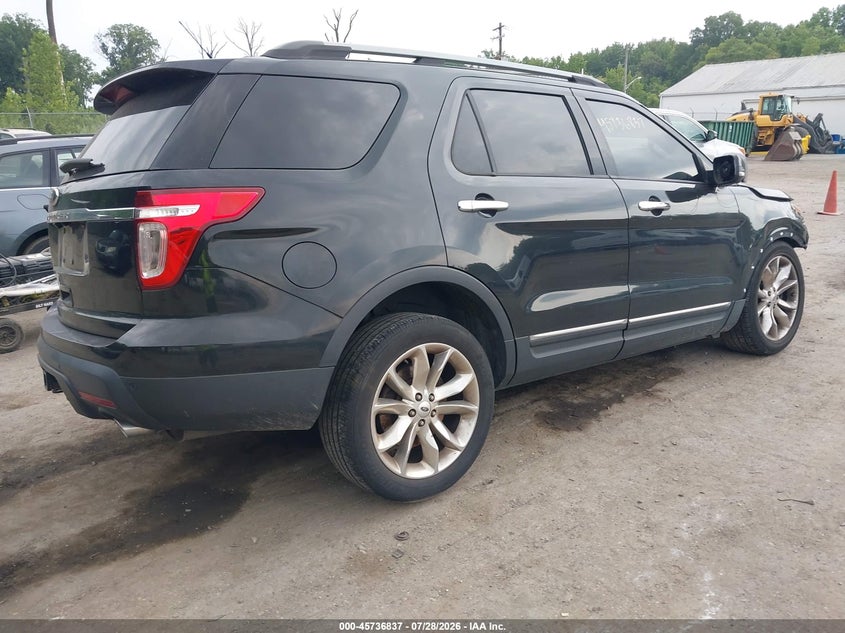 Vin: 1fm5k7d80egc55590, lot: 46235541, ford explorer xlt 20144