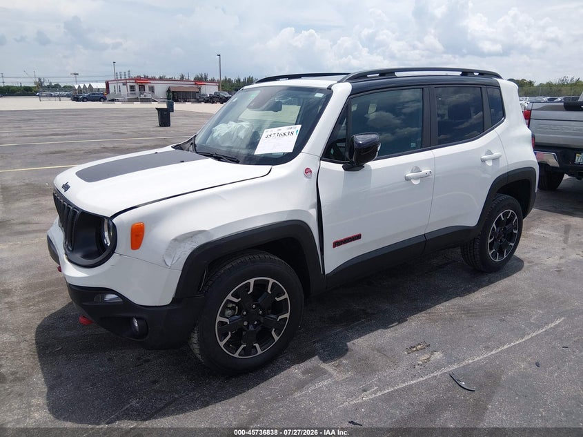 Vin: zacnjdc19ppp19120, lot: 46235542, jeep renegade trailhawk 4x4 20232