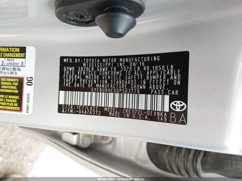 TOYOTA COROLLA - zdjęcie 9