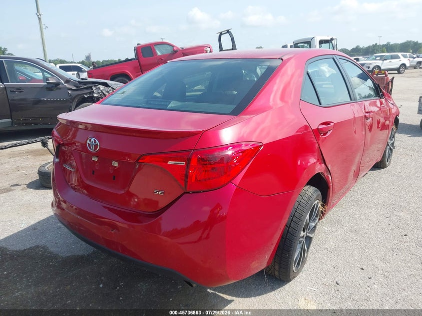 Vin: 5yfburhe8hp587034, lot: 46235567, toyota corolla se 20174