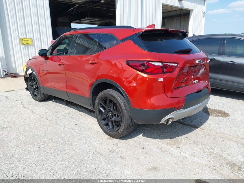 Vin: 3gnkbjrs6ms542657, lot: 46235579, chevrolet blazer awd 3lt 20213