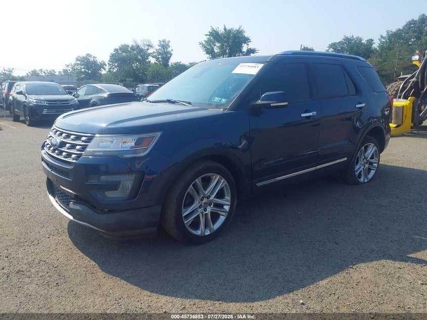 Vin: 1fm5k8f8xhgd80295, lot: 46235587, ford explorer limited 20172