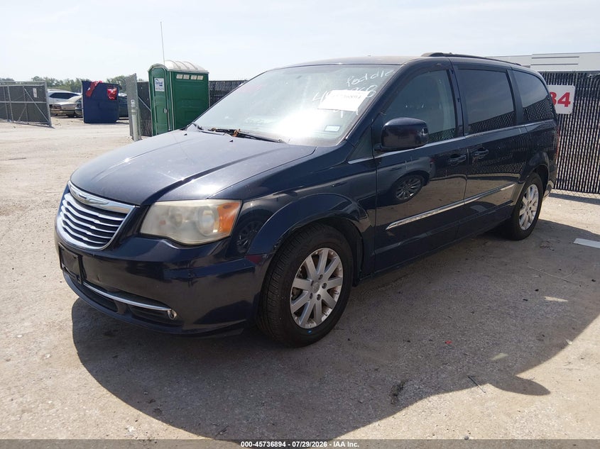 Vin: 2c4rc1bg0er208763, lot: 46235598, chrysler town & country touring 20142