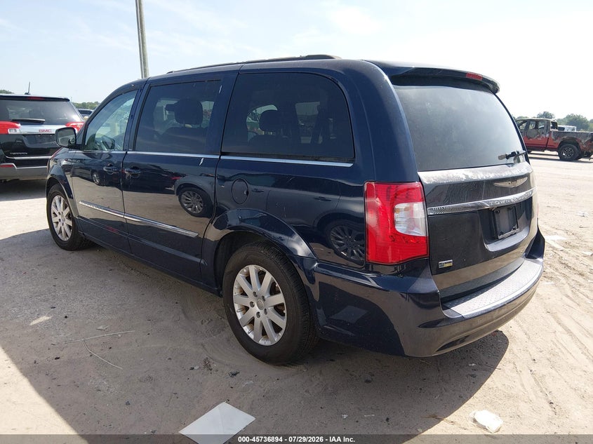 Vin: 2c4rc1bg0er208763, lot: 46235598, chrysler town & country touring 20143