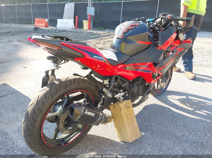 2024 KAWASAKI EX500 auction photo 4