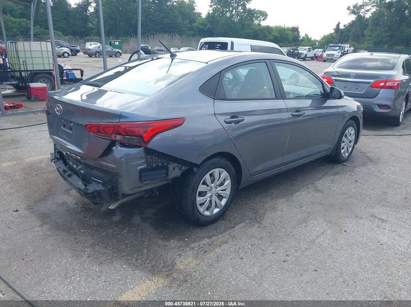 Vin: 3kpc24a30ke064766, lot: 46235625, hyundai accent se 20194