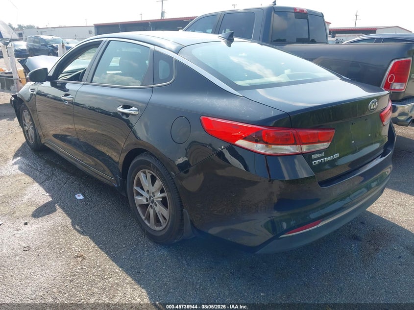 Vin: 5xxgt4l3xgg076983, lot: 46235648, kia optima lx 20163