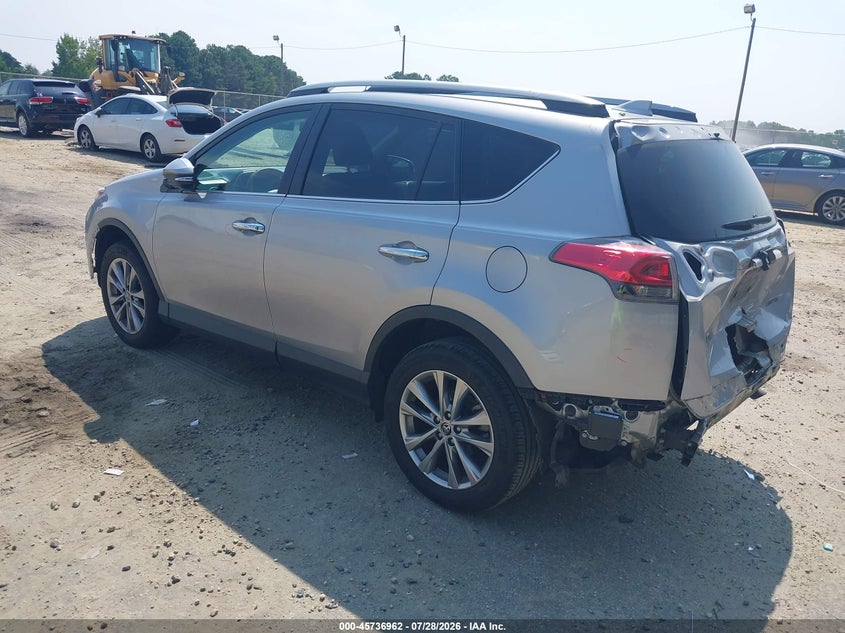 Vin: 2t3yfrev0hw323157, lot: 46235666, toyota rav4 limited 20173