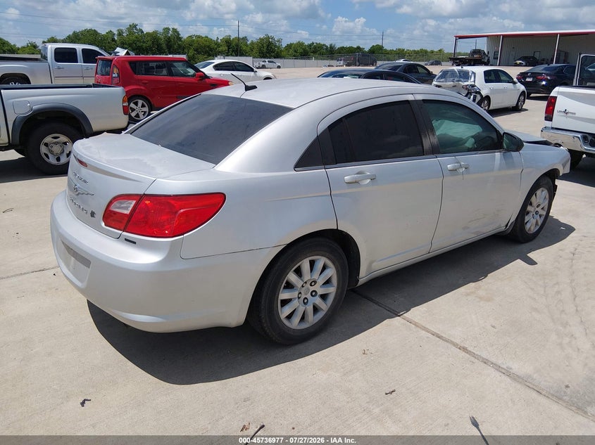 Vin: 1c3cc4fb7an134890, lot: 46235681, chrysler sebring touring 20104