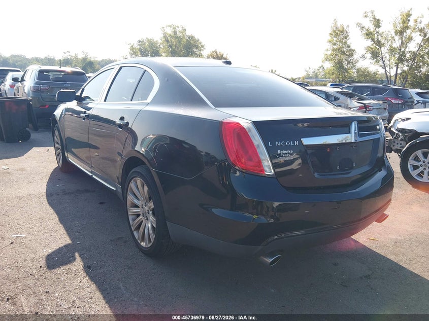 LINCOLN MKS 2009 VIN 1LNHM93R89G612730