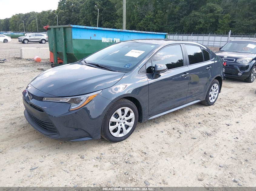 Vin: 5yfb4mde3sp266034, lot: 46235686, toyota corolla le 20252