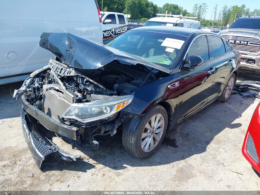 Vin: 5xxgu4l37jg187320, lot: 46235698, kia optima ex 20182