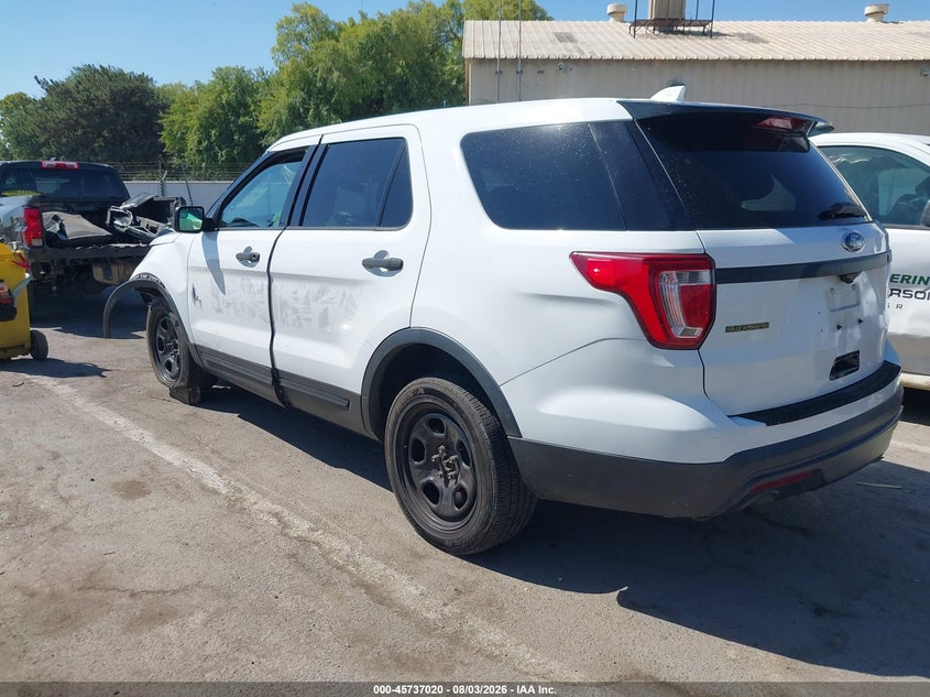 Vin: 1fm5k8ar6hge26012, lot: 46235724, ford utility police interceptor 20173