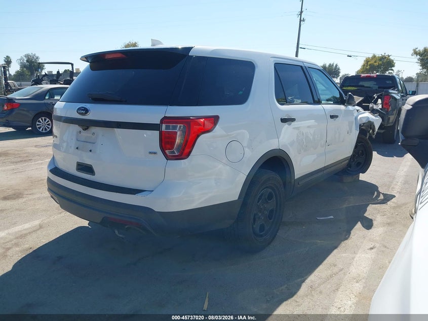 Vin: 1fm5k8ar6hge26012, lot: 46235724, ford utility police interceptor 20174