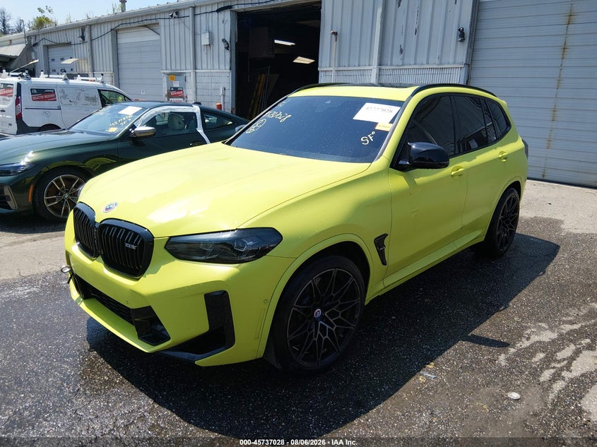 Vin: 5ym13ec07n9m71173, lot: 46235732, bmw x3 m 20222