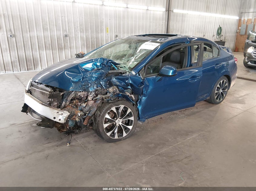 Vin: 2hgfb6e54dh707827, lot: 46235737, honda civic si 20132