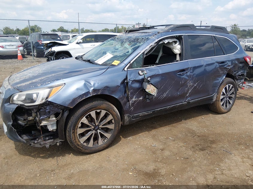 Vin: 4s4bsanc5g3326814, lot: 46235759, subaru outback 2.5i limited 20162