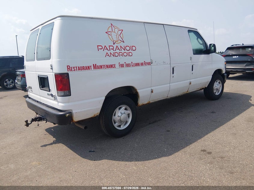 Vin: 1ftne2ew3bda08704, lot: 46235760, ford e-250 commercial 20114