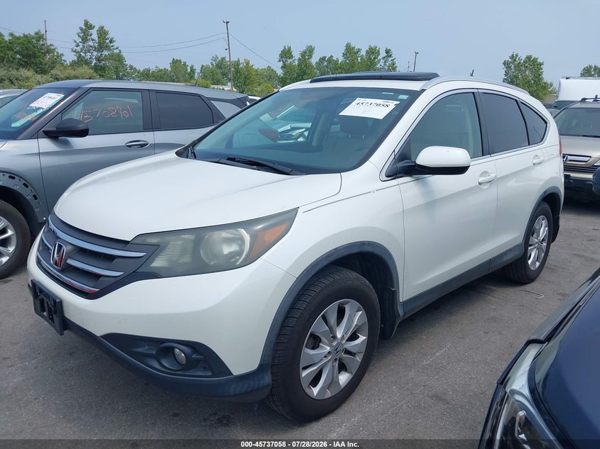 Vin: 5j6rm3h74dl016473, lot: 46235762, honda cr-v ex-l 20132