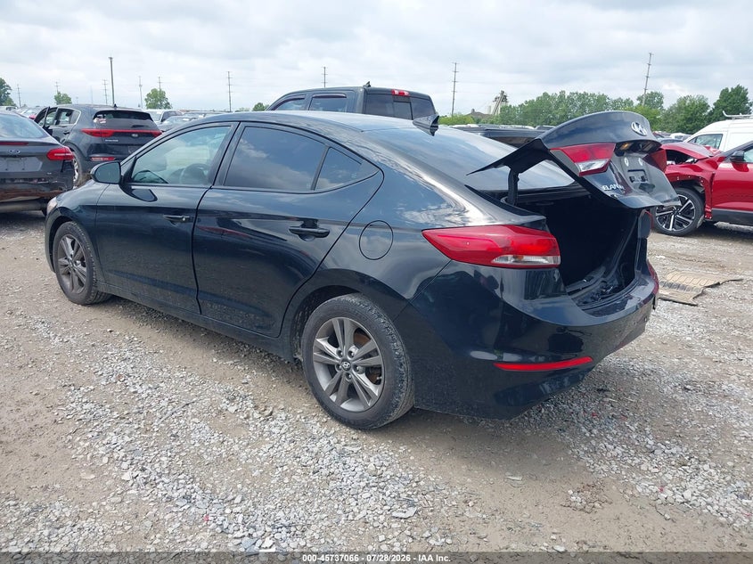 Vin: 5npd84lf7jh347900, lot: 46235770, hyundai elantra sel 20183