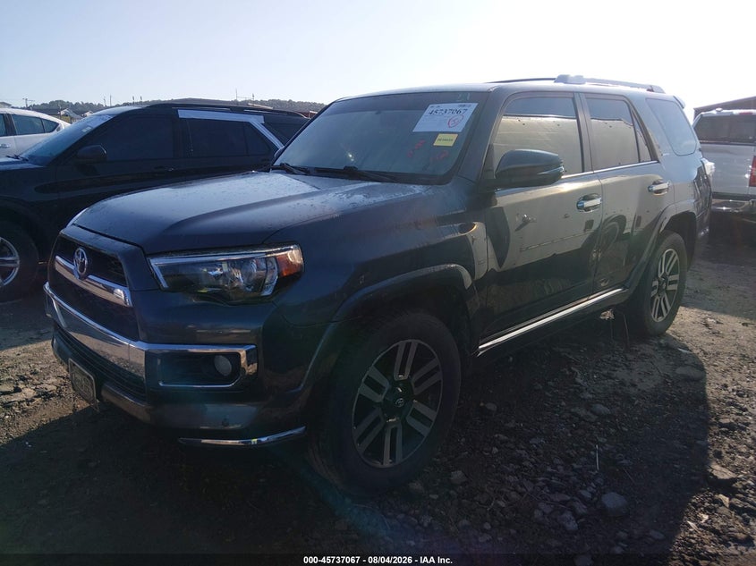 Vin: jtebu5jr8g5281948, lot: 46235771, toyota 4runner limited 20162