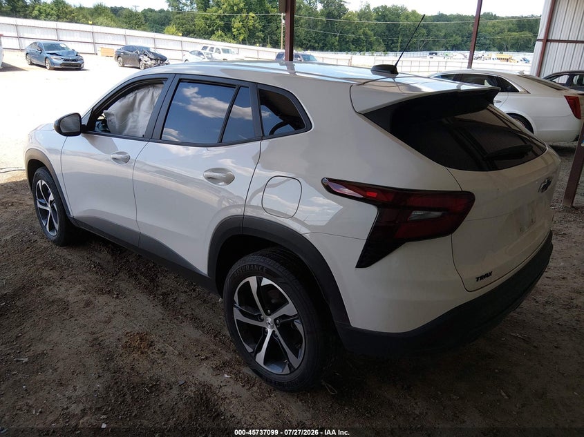 Vin: kl77lgep1sc004383, lot: 46235803, chevrolet trax fwd 1rs 20253