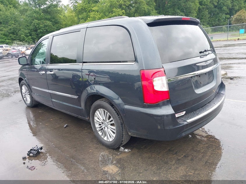 Vin: 2c4rc1cg4dr614302, lot: 46235806, chrysler town & country touring-l 20133
