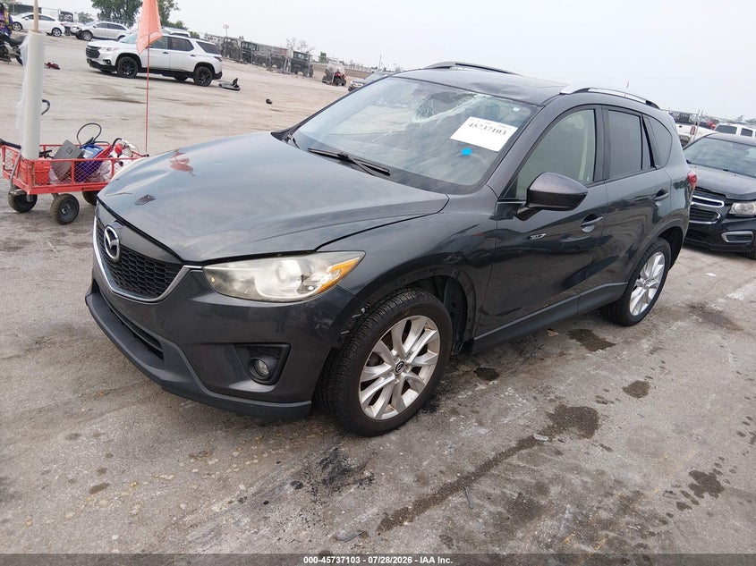 Vin: jm3ke4dy4e0301869, lot: 46235807, mazda cx-5 grand touring 20142