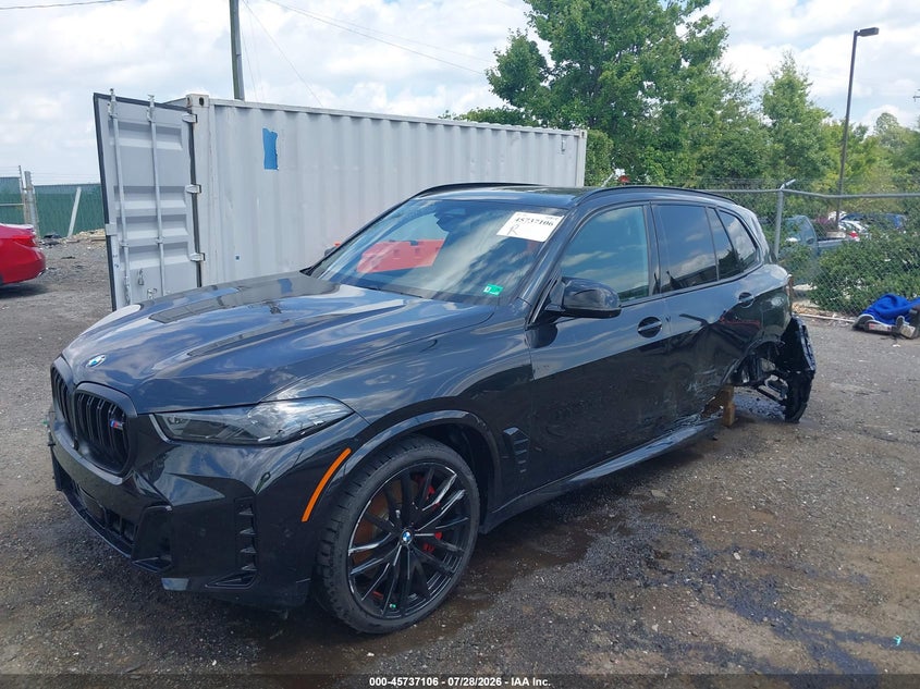 Vin: 5ux33eu02s9x50296, lot: 46235810, bmw x5 m60i 20252