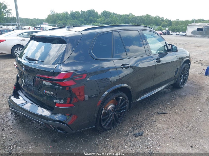 Vin: 5ux33eu02s9x50296, lot: 46235810, bmw x5 m60i 20254