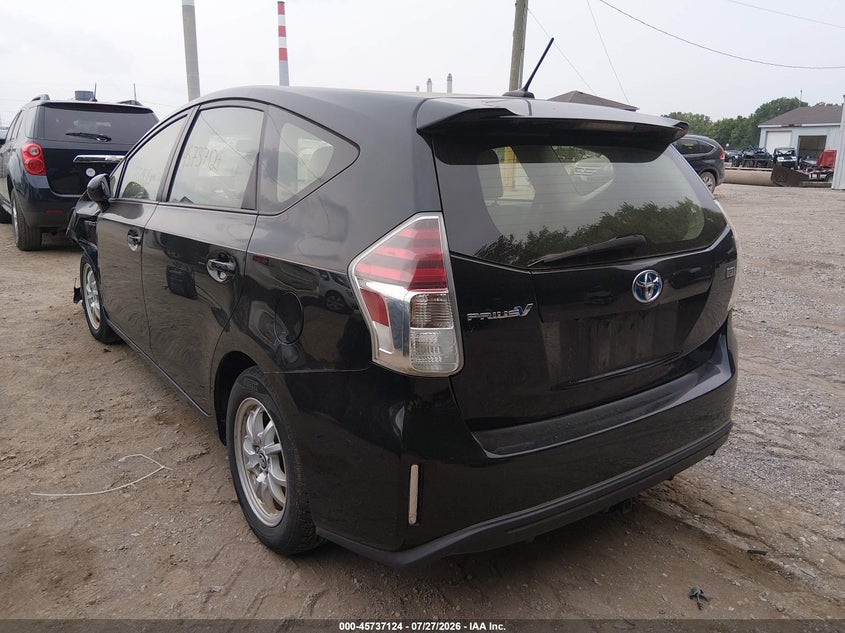 Vin: jtdzn3eu4gj049759, lot: 46235827, toyota prius v four 20163