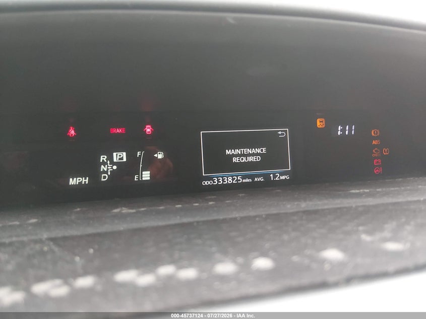 2016 TOYOTA PRIUS V auction photo 7