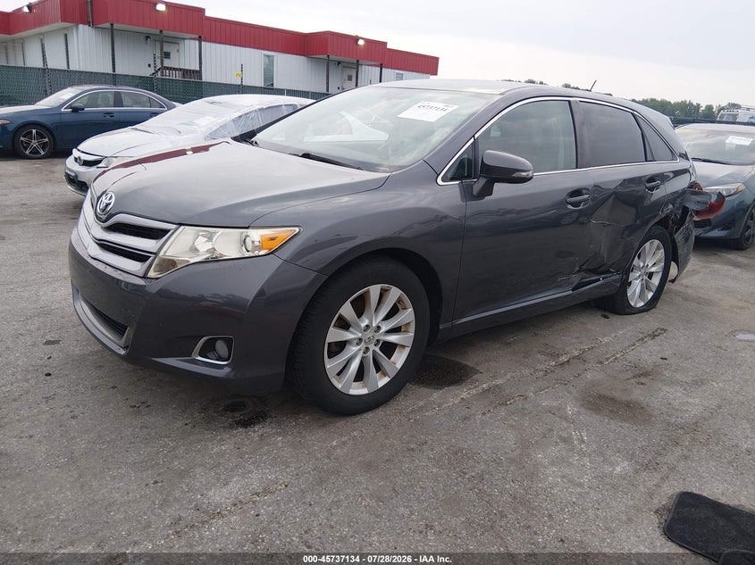 Vin: 4t3ba3bbxfu075850, lot: 46235838, toyota venza le 20152
