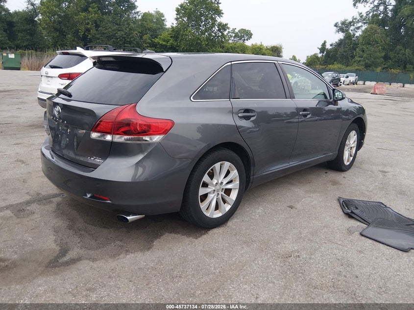 Vin: 4t3ba3bbxfu075850, lot: 46235838, toyota venza le 20154
