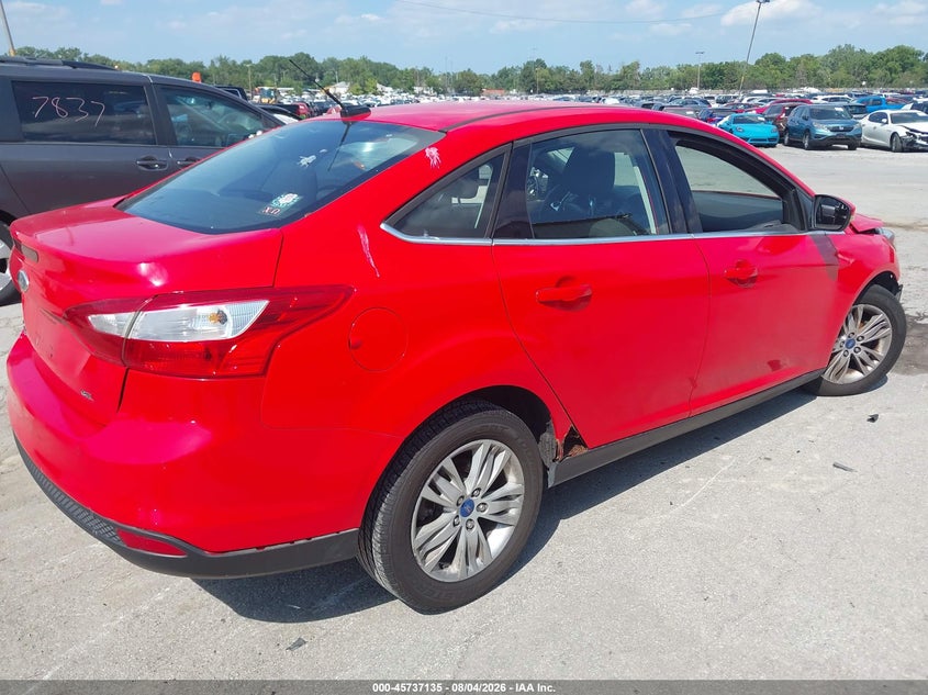 Vin: 1fahp3h27cl189938, lot: 46235839, ford focus sel 20124