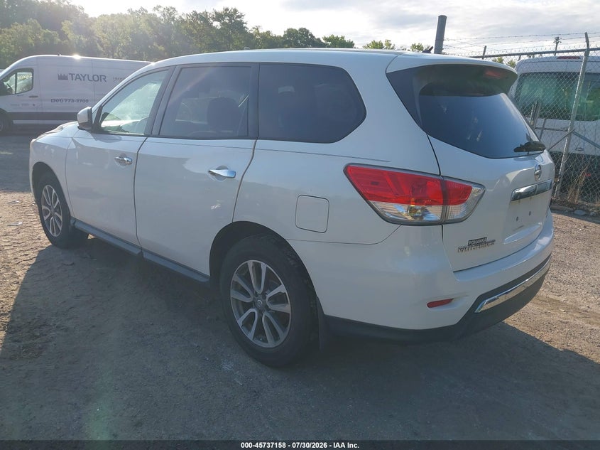 Vin: 5n1ar2mm8dc668793, lot: 46235862, nissan pathfinder s 20133
