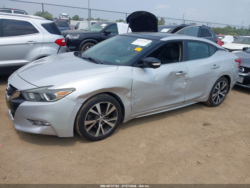 Vin: 1n4aa6ap6hc425075, lot: 46235867, nissan maxima 3.5 platinum 20172