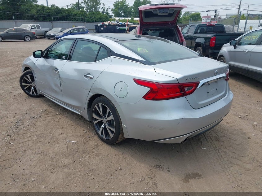 Vin: 1n4aa6ap6hc425075, lot: 46235867, nissan maxima 3.5 platinum 20173