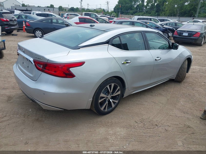 Vin: 1n4aa6ap6hc425075, lot: 46235867, nissan maxima 3.5 platinum 20174